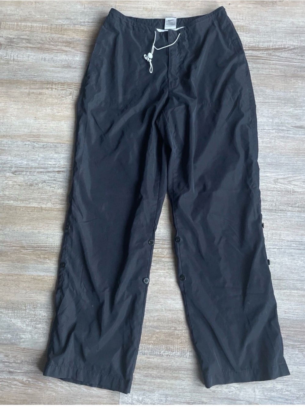 Nike Small 4/6 Vintage Track Pants Pockets. Side Buttons Rare